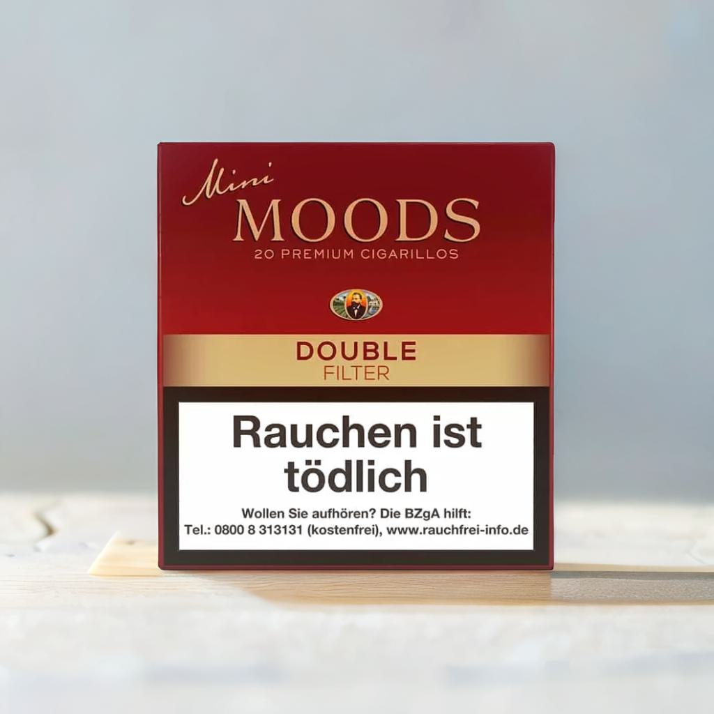 Moods Double Filter 20’s – Çift Filtresiyle Hafif ve Aromatik Sigarillo Keyfi